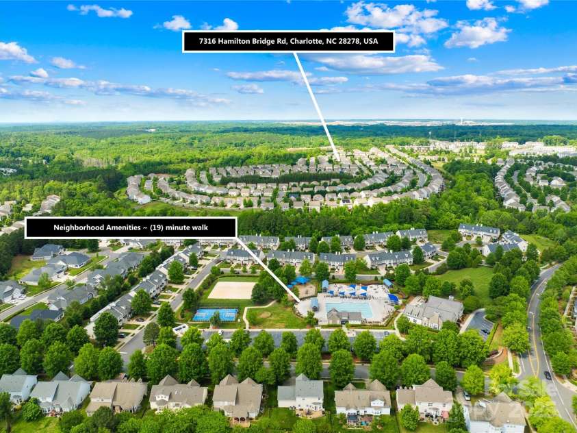 7316 Hamilton Bridge Road, Charlotte, NC 28278.  MLS# CAR4257436, YatesRealty ID 20430. 