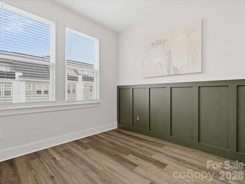 606 West End Drive, Charlotte, NC 28208.  MLS# CAR4369198, YatesRealty ID 20441. Secondary bedroom across the hall, perfect for a nursery! 