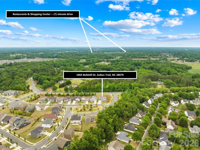 1004 Bellshill Drive, Indian Trail, NC 28079.  MLS# CAR4379439, YatesRealty ID 20448. 