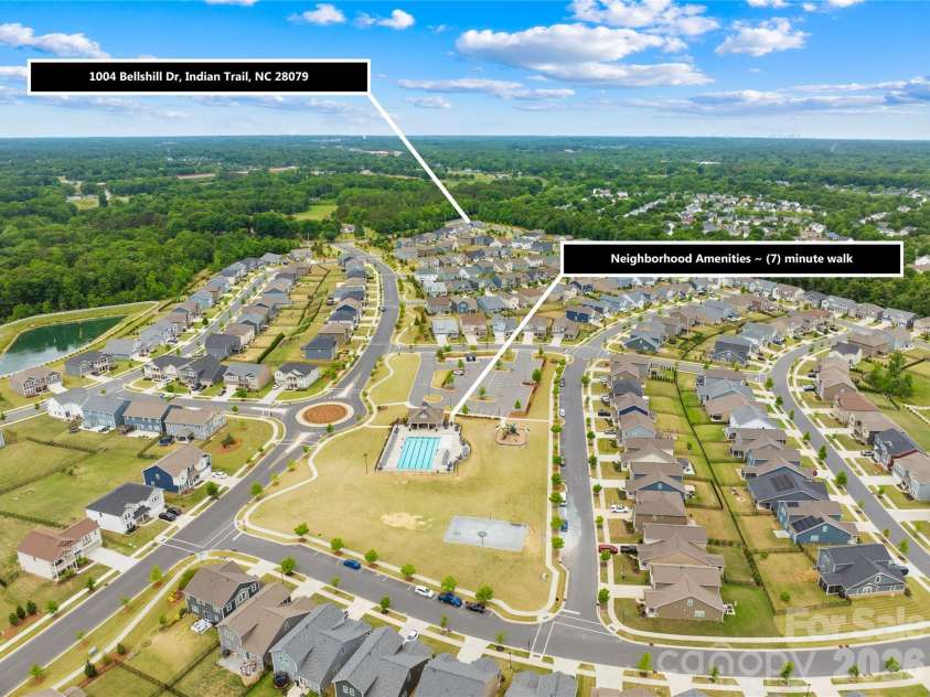 1004 Bellshill Drive, Indian Trail, NC 28079.  MLS# CAR4379439, YatesRealty ID 20448. 