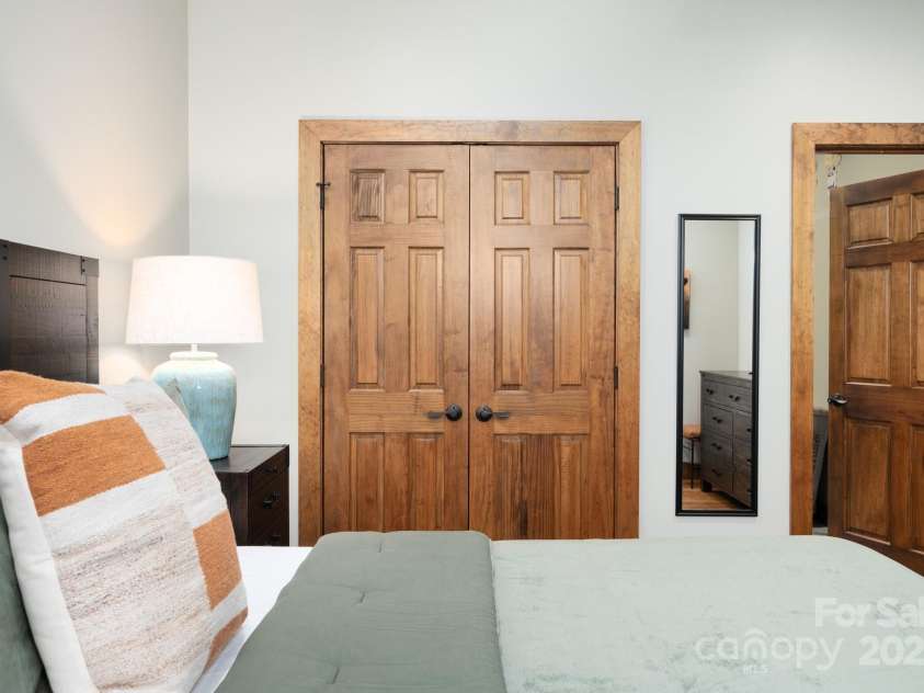 499 Warbler Lane, Black Mountain, NC 28711.  MLS# CAR4230547, YatesRealty ID 2045. 3rd Guest Bedroom with access to Future Ensuite Bathroom