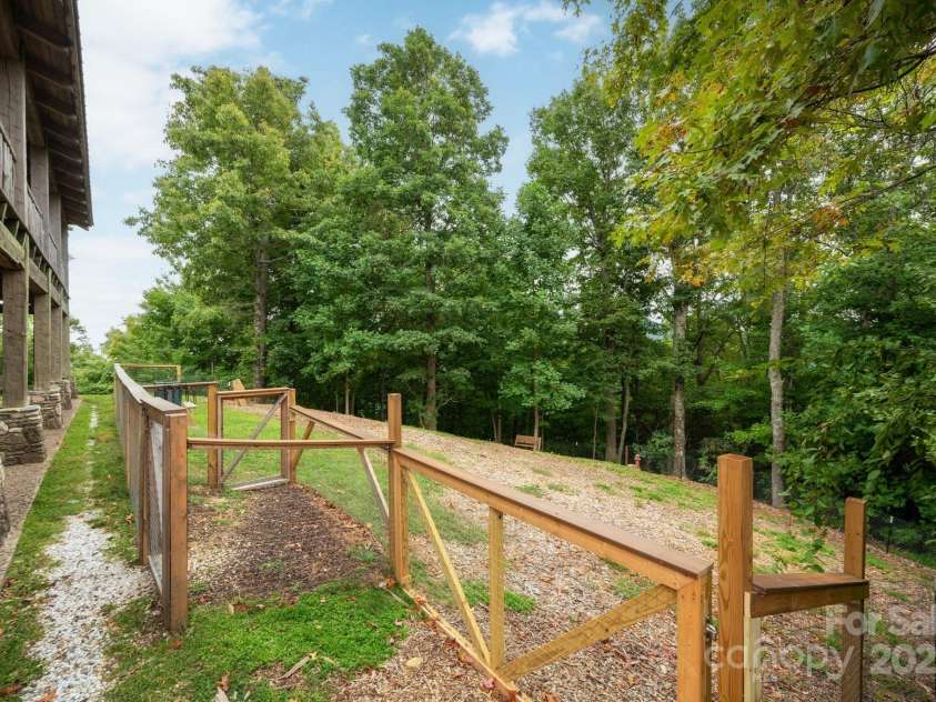 499 Warbler Lane, Black Mountain, NC 28711.  MLS# CAR4230547, YatesRealty ID 2045. Dog Park at the Club House