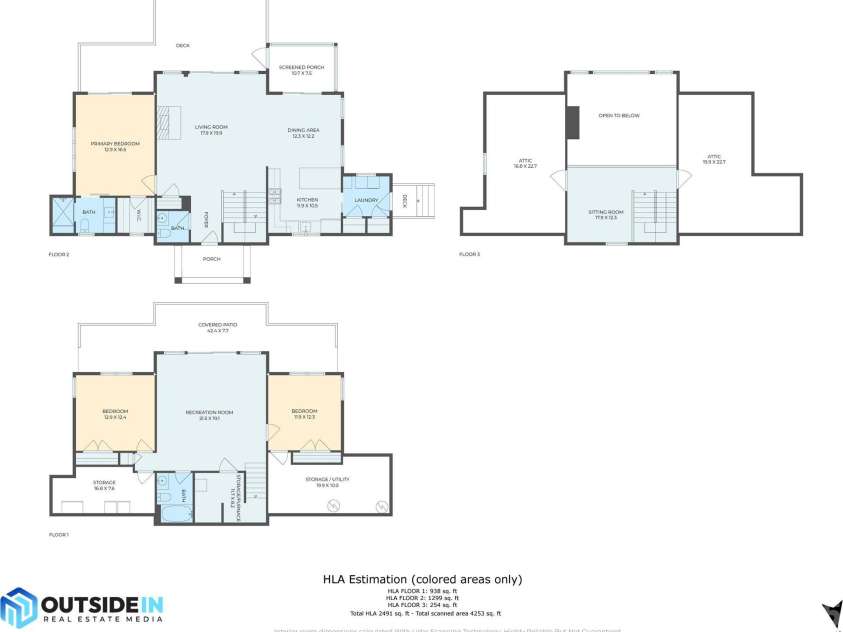 499 Warbler Lane, Black Mountain, NC 28711.  MLS# CAR4230547, YatesRealty ID 2045. Floorplan