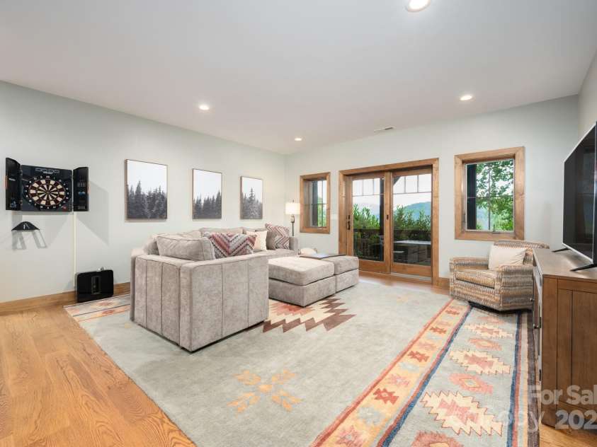 499 Warbler Lane, Black Mountain, NC 28711.  MLS# CAR4230547, YatesRealty ID 2045. Lower Level Flex Space with Walk-out to lower Patio