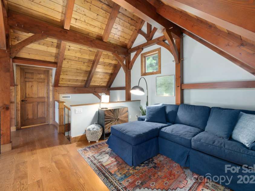 499 Warbler Lane, Black Mountain, NC 28711.  MLS# CAR4230547, YatesRealty ID 2045. Upstairs Loft
