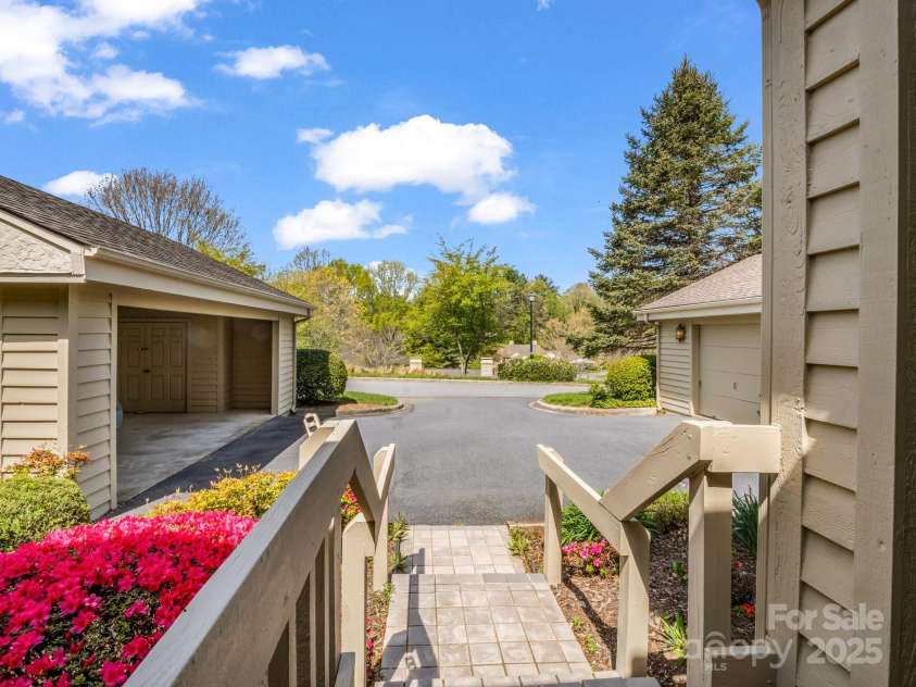 3101 Saint Augustine Place, Asheville, NC 28805.  MLS# CAR4260431, YatesRealty ID 20455. View from front porch landing.