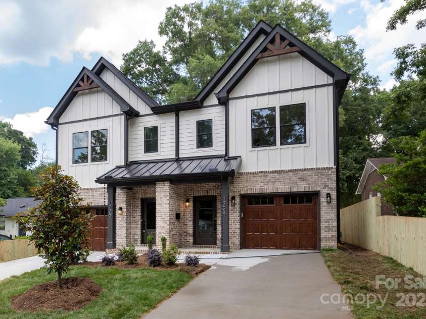 1724 Dallas Avenue, Charlotte, NC 28205.  MLS# CAR4267451, YatesRealty ID 20456. 
