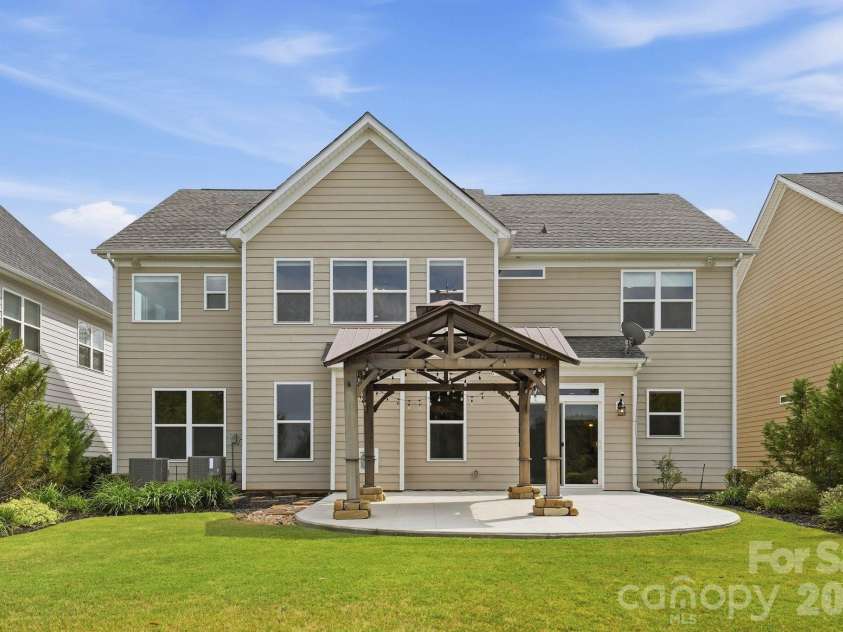 108 Heron Cove Loop, Mooresville, NC 28117.  MLS# CAR4427585, YatesRealty ID 20457. Gracious patio space with gazebo