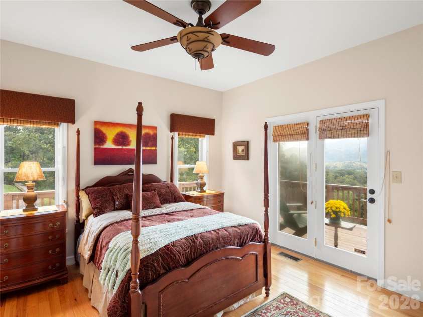 88 Brown Bear Way, Waynesville, NC 28786.  MLS# CAR4307371, YatesRealty ID 2046. Split Bedroom Floorplan with Guest Room facing Mountain View 