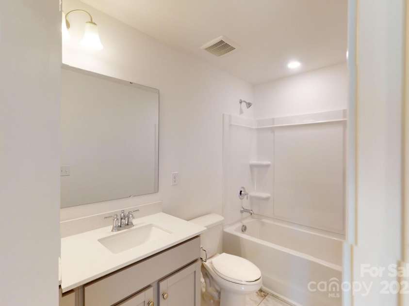 1817 Augustine Street, Monroe, NC 28112.  MLS# CAR4255317, YatesRealty ID 20460. Secondary bathroom