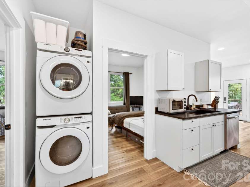 116 Arnold Road, Asheville, NC 28805.  MLS# CAR4380493, YatesRealty ID 20468. Kitchen with Included Laundry