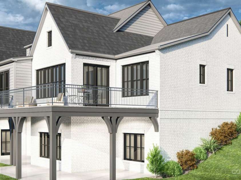 1518 Billy Howey Road, Waxhaw, NC 28173.  MLS# CAR4075086, YatesRealty ID 2047. Left side Elevation