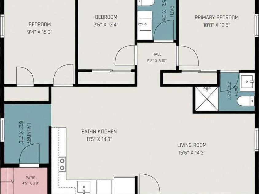 3628 Michigan Avenue, Charlotte, NC 28215.  MLS# CAR4391242, YatesRealty ID 20472. Floor Plan