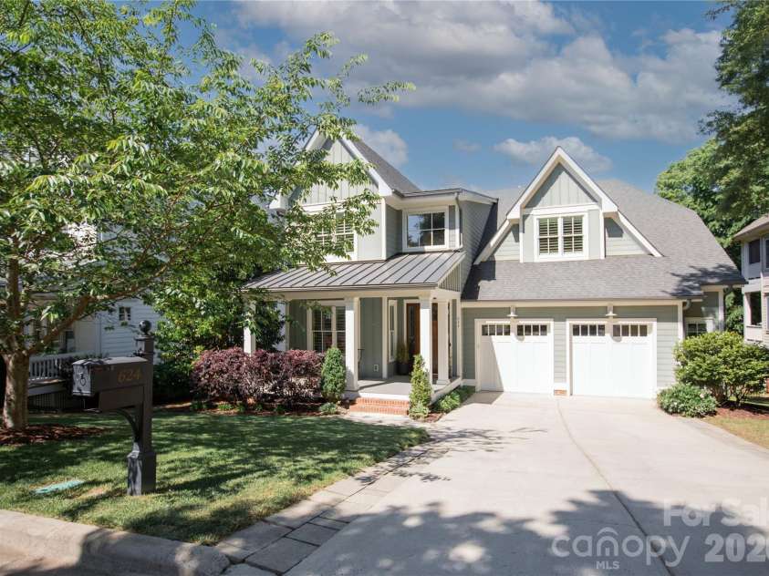 624 James Alexander Way, Davidson, NC 28036.  MLS# CAR4378174, YatesRealty ID 20473. Front Elevation