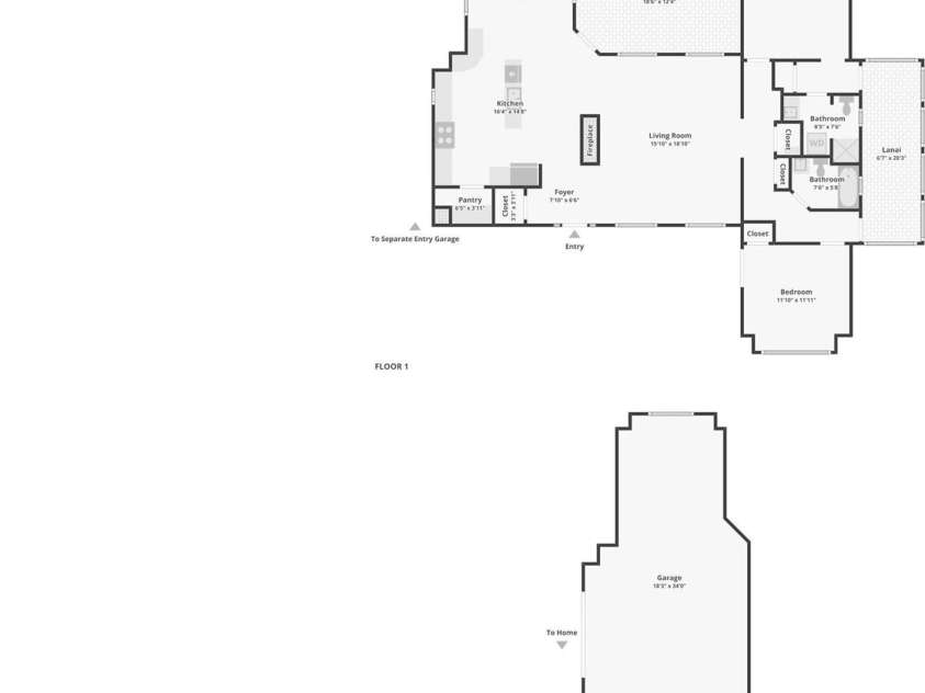 1063 Swiss Pine Lake Drive, Spruce Pine, NC 28777.  MLS# CAR4366630, YatesRealty ID 20477. Floor plan