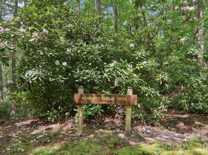 1063 Swiss Pine Lake Drive, Spruce Pine, NC 28777.  MLS# CAR4366630, YatesRealty ID 20477. Hemlock Falls trail