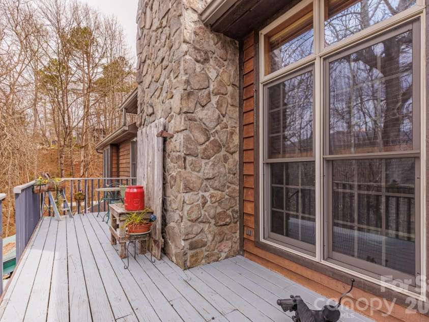97 Covered Bridge Road, Stecoah, NC 98771.  MLS# CAR4377921, YatesRealty ID 20498. Deck