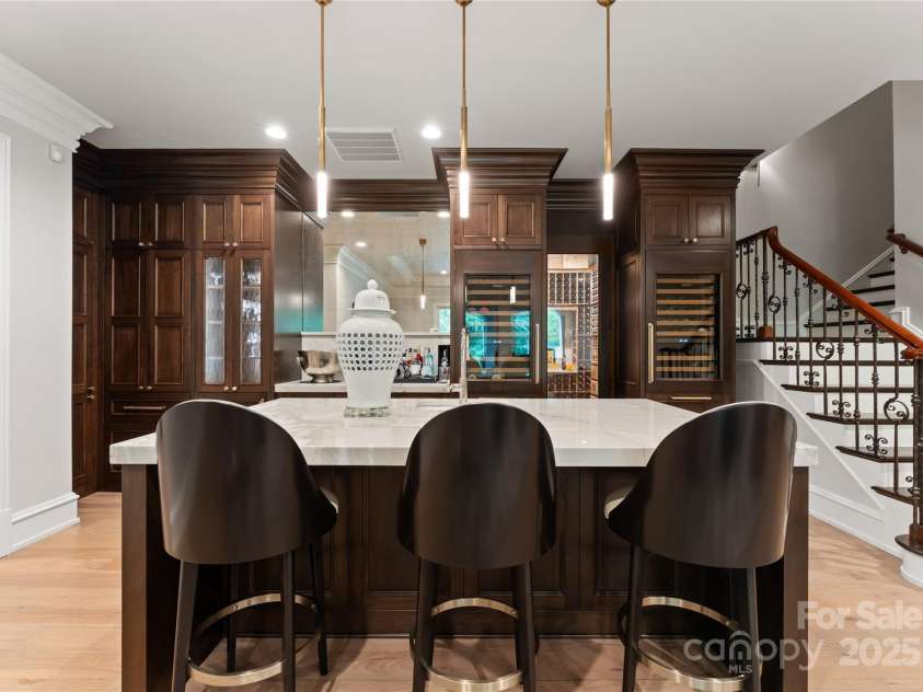 8500 Longview Club Drive, Waxhaw, NC 28173.  MLS# CAR4268585, YatesRealty ID 20500. Bar area renovations by Arcadia