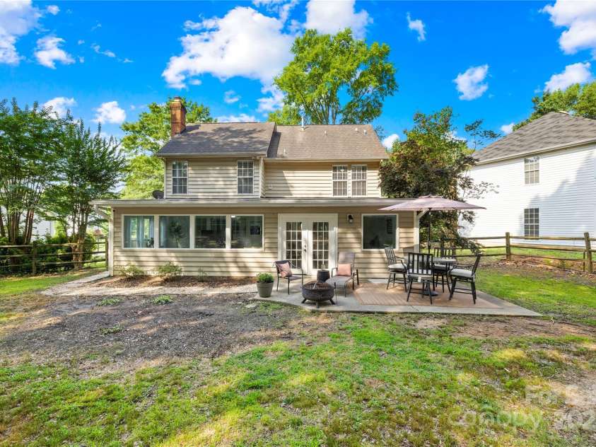 10908 Delsing Court, Charlotte, NC 28214.  MLS# CAR4264464, YatesRealty ID 20504. Large backyard.