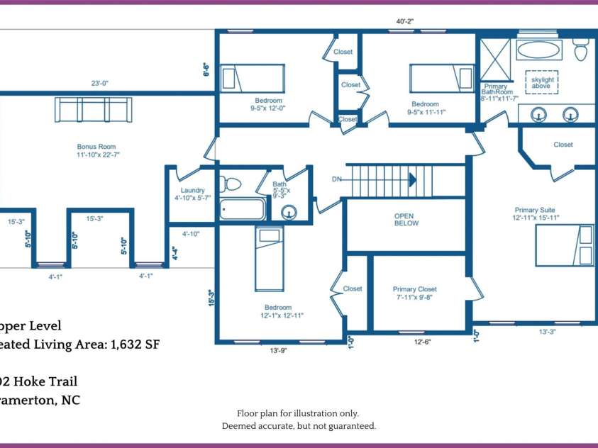 902 Hoke Trail, Cramerton, NC 28032.  MLS# CAR4357798, YatesRealty ID 20506. 