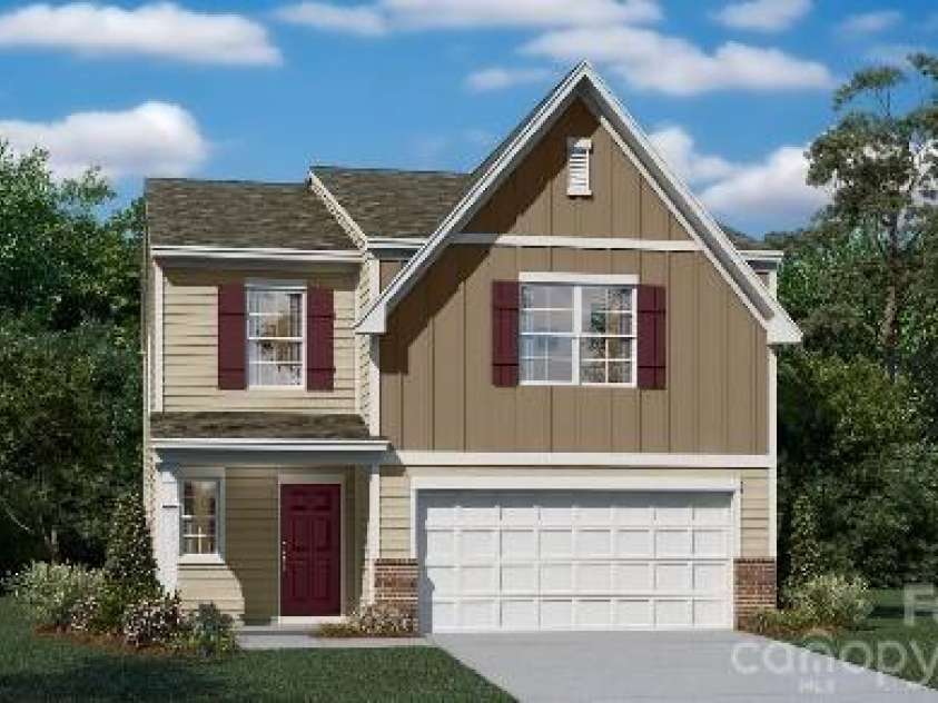145 Spotted Way, Troutman, NC 28166.  MLS# CAR4378954, YatesRealty ID 20508. Frost B elevation