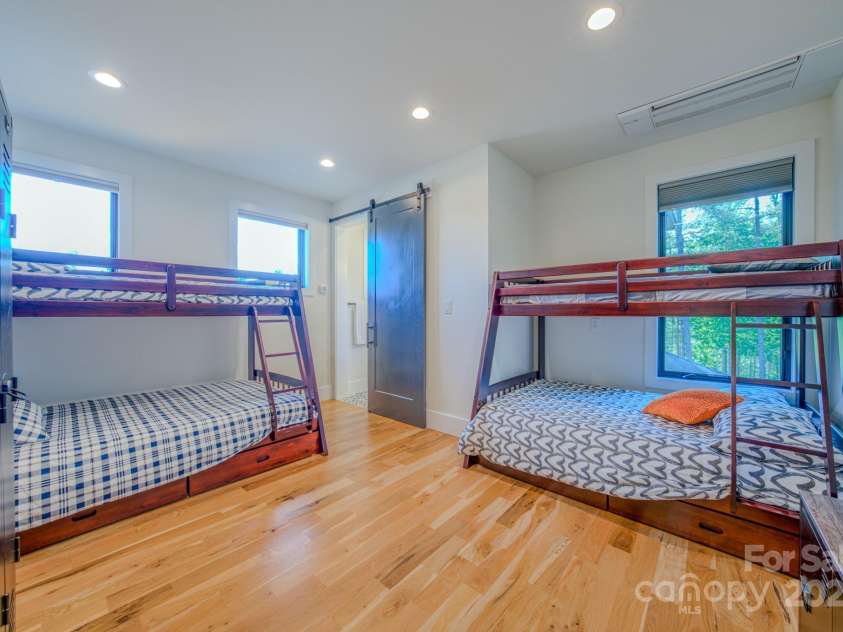 223 Linville View Drive, Nebo, NC 28761.  MLS# CAR4258430, YatesRealty ID 20516. Bunk room