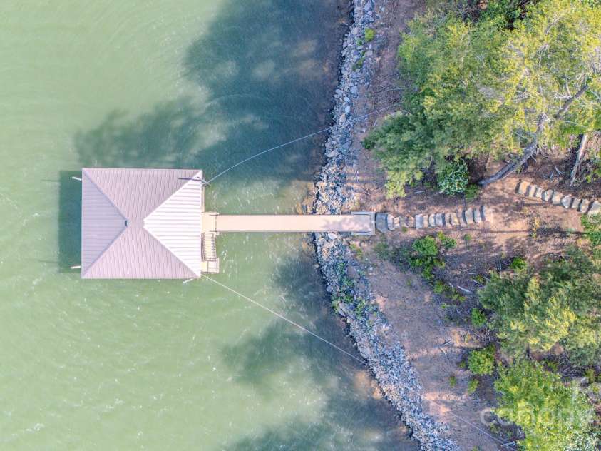 223 Linville View Drive, Nebo, NC 28761.  MLS# CAR4258430, YatesRealty ID 20516. Dock view overhead