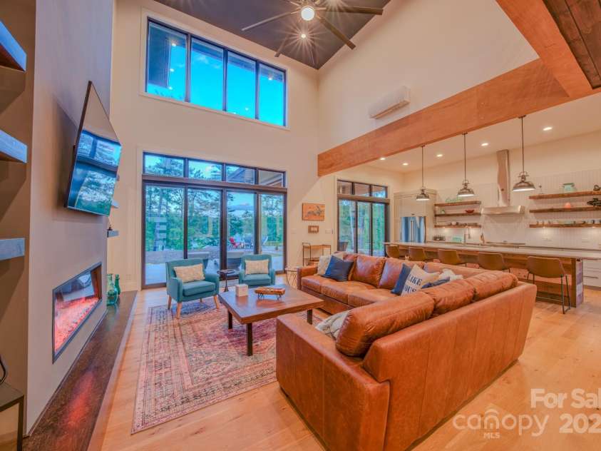 223 Linville View Drive, Nebo, NC 28761.  MLS# CAR4258430, YatesRealty ID 20516. Main living window views