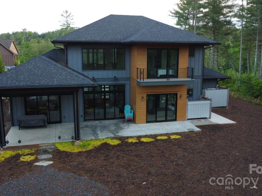 223 Linville View Drive, Nebo, NC 28761.  MLS# CAR4258430, YatesRealty ID 20516. Rear elevation
