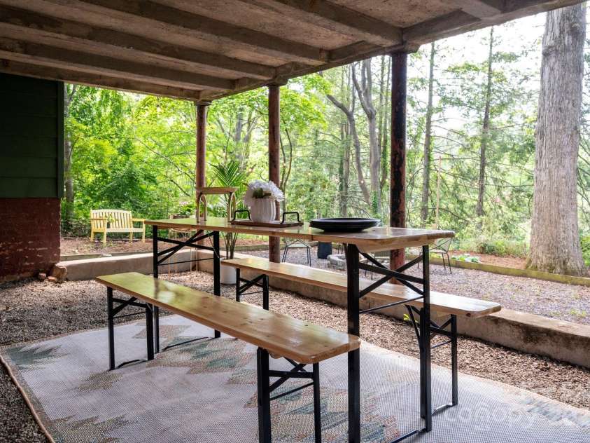 5 Chiles Avenue, Asheville, NC 28803.  MLS# CAR4219140, YatesRealty ID 20523. How Lovely is This Covered Area?