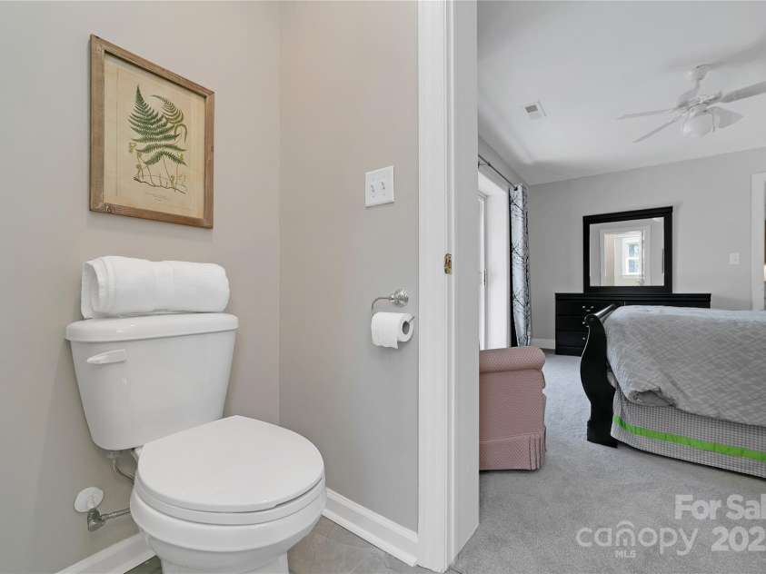 2600 Connestee Trail, Brevard, NC 28712.  MLS# CAR4235647, YatesRealty ID 20535. Lower level bathroom