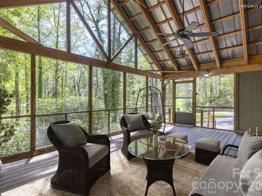 138 Stillwagon Lane, Cedar Mountain, NC 28718.  MLS# CAR4377246, YatesRealty ID 20540. Virtually staged Picture