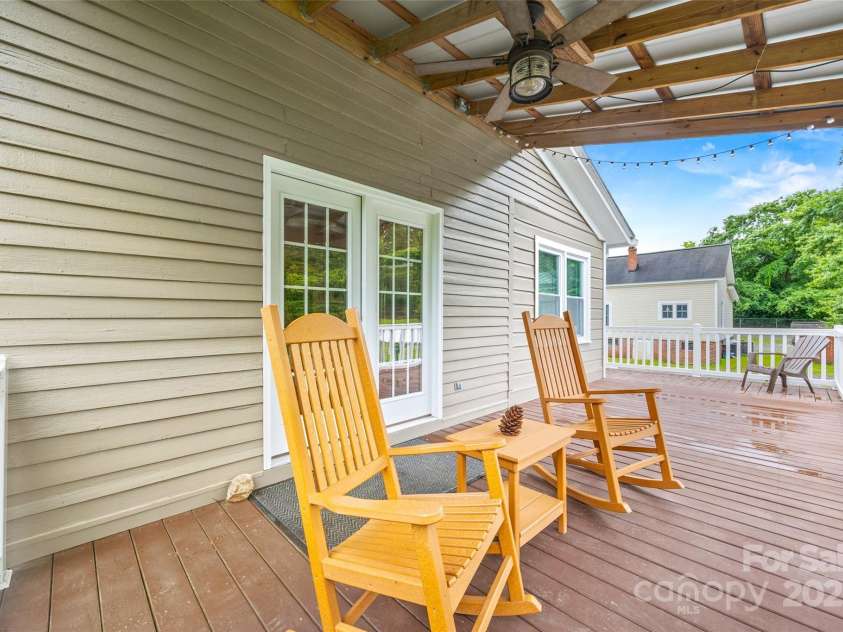 4569 Edgeland Road, Edgemoor, SC 29712.  MLS# CAR4258420, YatesRealty ID 20545. Covered back deck