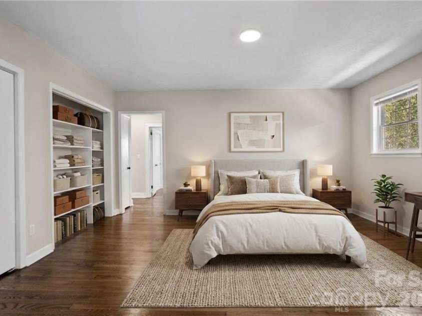 301 Fulton Street, Salisbury, NC 28144.  MLS# CAR4377308, YatesRealty ID 20546. Unit #2 Bedroom AI staged