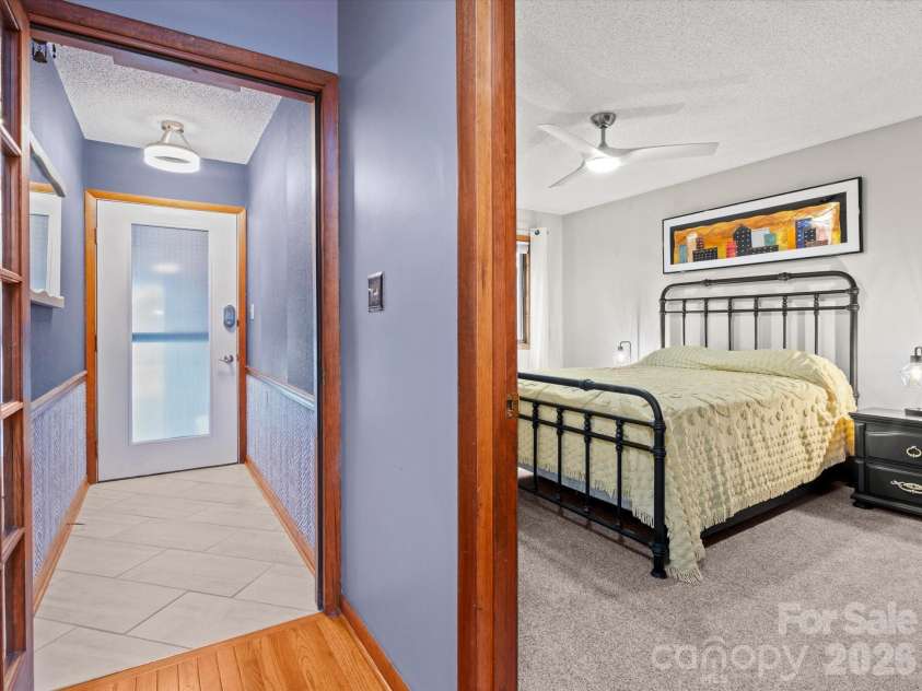 504 Woodfield Drive, Asheville, NC 28803.  MLS# CAR4365085, YatesRealty ID 20553. Second bedroom on the main level
