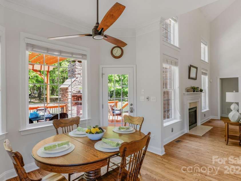 3017 Chisholm Court, Waxhaw, NC 28173.  MLS# CAR4234747, YatesRealty ID 20561. Kitchen overlooks the stunning backyard sanctuary and opens to the vaulted great room!