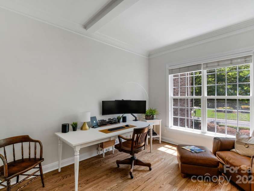 3017 Chisholm Court, Waxhaw, NC 28173.  MLS# CAR4234747, YatesRealty ID 20561. Versatile main-level flex space-ideal as a home office, study, guest room or creative studio.