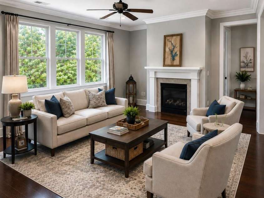 8624 Robbins Crescent Drive, Cornelius, NC 28031.  MLS# CAR4410622, YatesRealty ID 20564. Virtually Staged