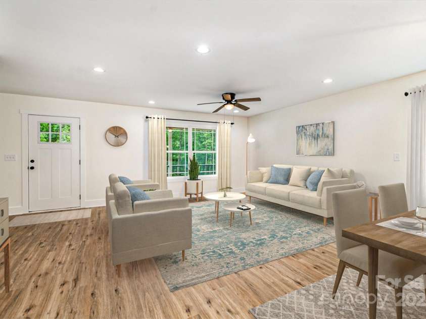 6493 Mt Lebanon Road, Troy, NC 27371.  MLS# CAR4267589, YatesRealty ID 20575. Virtually Staged