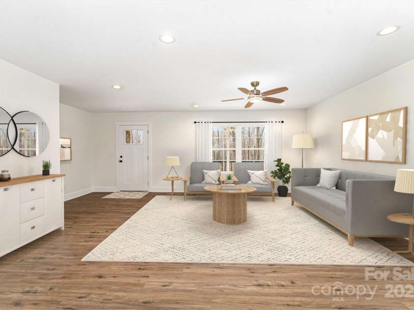 6517 Mt Lebanon Road, Troy, NC 27371.  MLS# CAR4267592, YatesRealty ID 20576. Virtually Staged