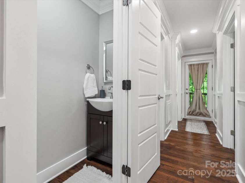 195 Bluebird Lane, Salisbury, NC 28146.  MLS# CAR4259402, YatesRealty ID 20581. Hall way and 1/2 bath