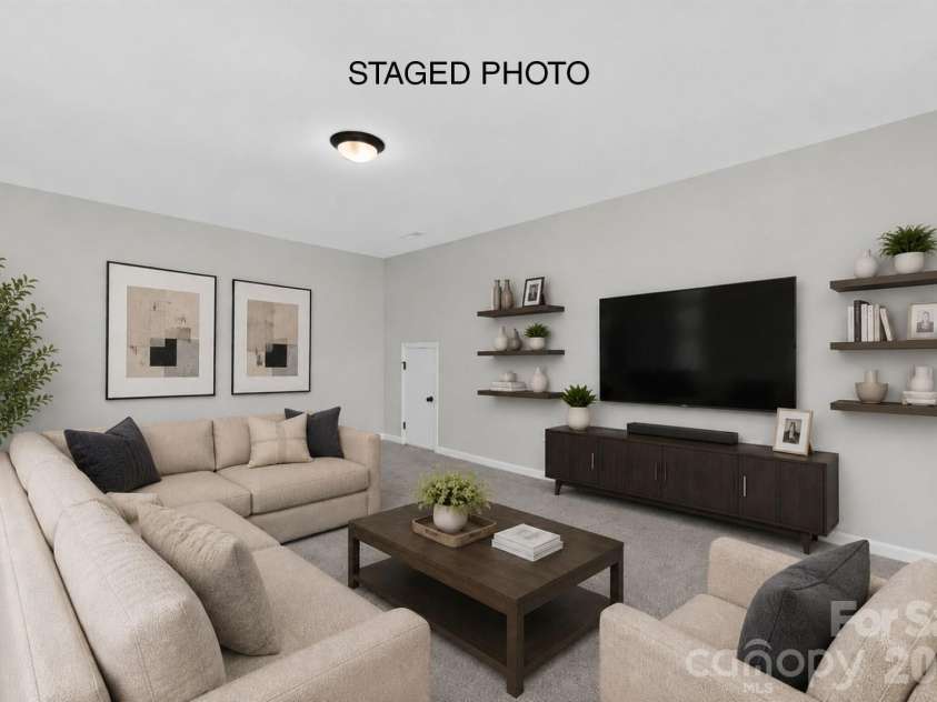 2234 Camber Drive, Gastonia, NC 28054.  MLS# CAR4314341, YatesRealty ID 20587. Rec Room *Virtually Staged*