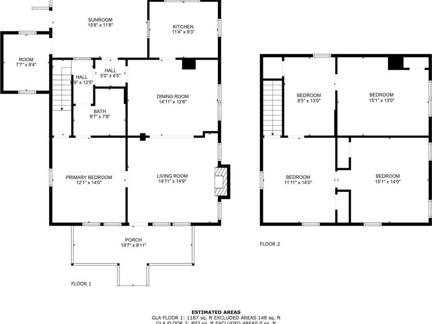 2809 Main Street, Kannapolis, NC 28081.  MLS# CAR4259233, YatesRealty ID 20587. Floor plan