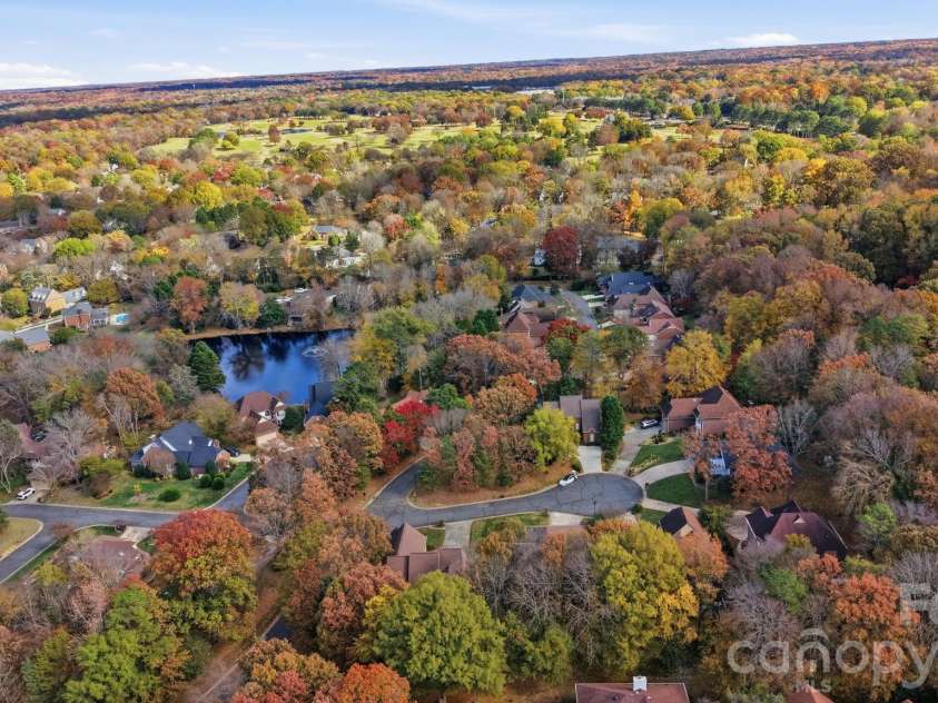 5204 Tedorill Lane, Charlotte, NC 28226.  MLS# CAR4320520, YatesRealty ID 20591. Aerial View of Neighborhood