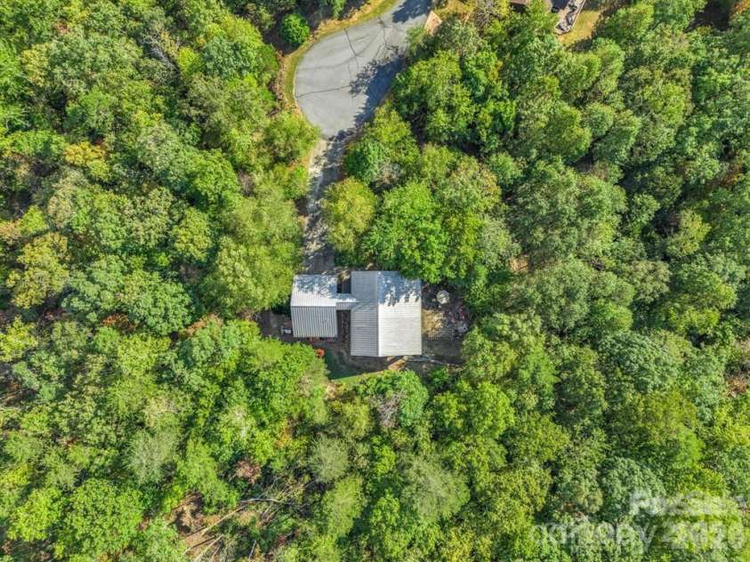 167 Trails End, Lake Lure, NC 28746.  MLS# CAR4245504, YatesRealty ID 2060. Close-in Aerial