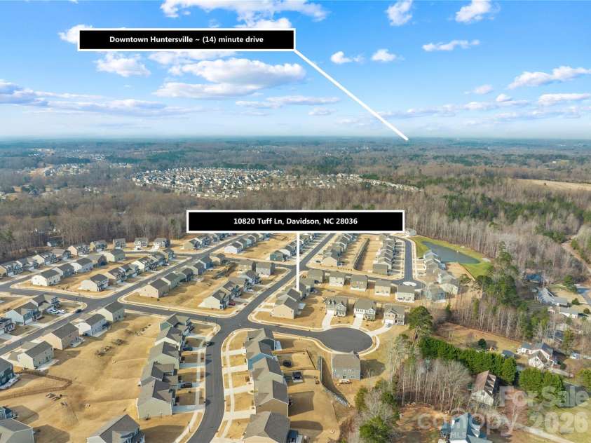 10820 Tuff Lane, Davidson, NC 28036.  MLS# CAR4352166, YatesRealty ID 20616. 