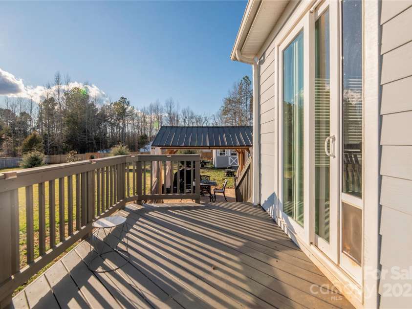 235 Goldenrod Circle, Salisbury, NC 28147.  MLS# CAR4212136, YatesRealty ID 2062. Back deck