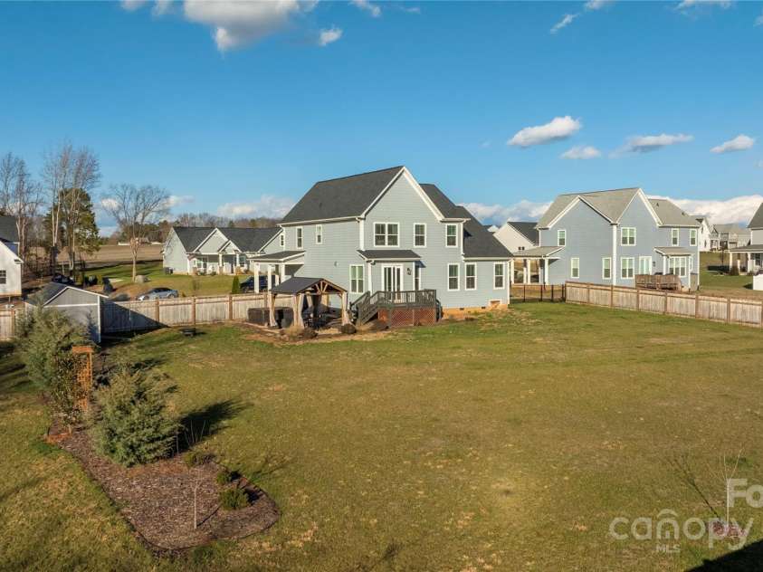 235 Goldenrod Circle, Salisbury, NC 28147.  MLS# CAR4212136, YatesRealty ID 2062. Back yard