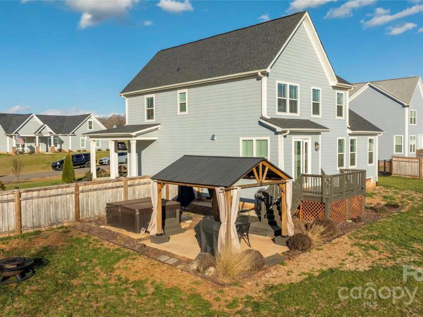 235 Goldenrod Circle, Salisbury, NC 28147.  MLS# CAR4212136, YatesRealty ID 2062. Backyard entertainment area