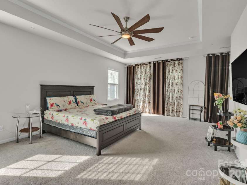 1115 Macallum Drive, Concord, NC 28027.  MLS# CAR4271321, YatesRealty ID 20626. 2nd Floor - Primary Bedroom